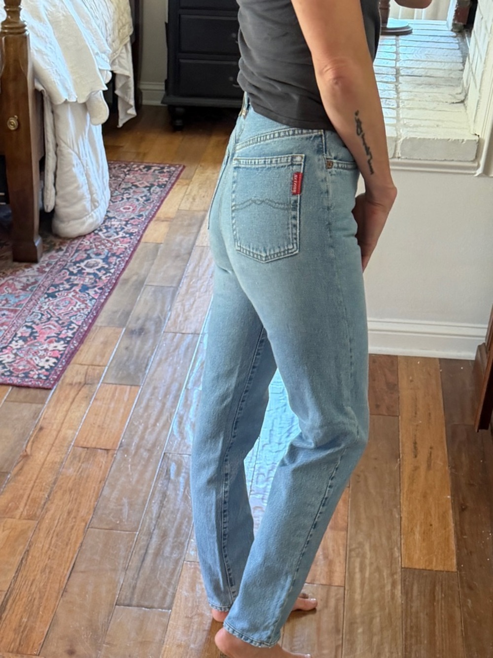 Big Star Women's Straight-Leg Jeans - Light Blue - Picture 11 of 12